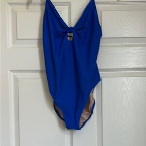 J. Crew Cobalt Blue One-Piece Swimsuit